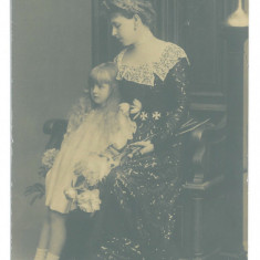 2042 - Regina MARIA, Queen MARY & Princess ELISABETA - old postcard - unused