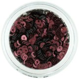 Paiete rotunde &icirc;n formă de disc - maro &icirc;nchis, INGINAILS