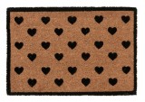 Cumpara ieftin Covoras intrare casa natur negru Hearts 40x60x1.5 cm