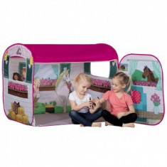 Cort de joaca John Caravan Fun cu calut Schleich 100x70x80 cm foto