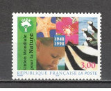 Franta.1998 50 ani Uniunea mondiala ptr. natura XF.664, Nestampilat