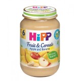 Piure HiPP din cereale, mere si banane,190 g
