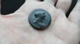 Dupondius Traian Dacia Cucerita, Bronz, 12+ grame, Autentic, Moneda Antica Rara