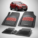 Cumpara ieftin Covorase Hyundai Santa Fe 2012-2018 | Cauciuc Tavita | Red