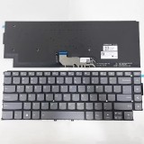 Tastatura Laptop, Lenovo, Yoga 9 14IRP8 Type 83B1, iluminata, gri, layout US