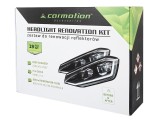 Set pentru reconditionarea farurilor cu polimer lichid 600 ml, 19 piese - Carmotion