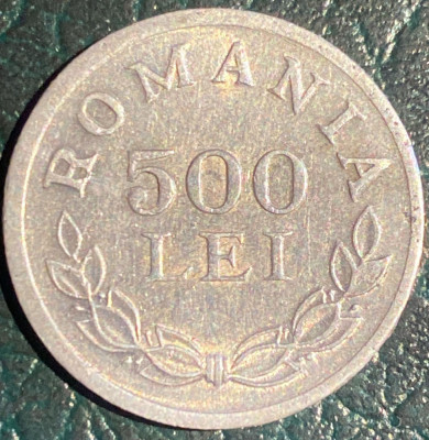 ROMANIA , MONEDA 500 LEI 1946 REGELE MIHAI I/ SE VINDE PIESA DIN POZE foto