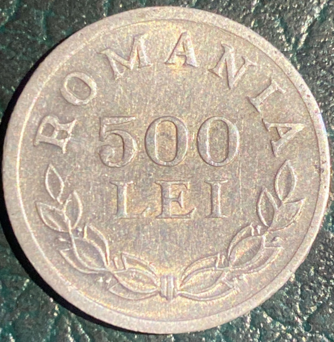 ROMANIA , MONEDA 500 LEI 1946 REGELE MIHAI I/ SE VINDE PIESA DIN POZE