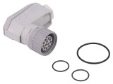 Mufă DIN 43651 12-PIN Fără Contacte 5A IP65