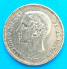 SPANIA 5 PESETA 1875 ALFONSO XII ARGINT STARE EXCELENTA P, Europa