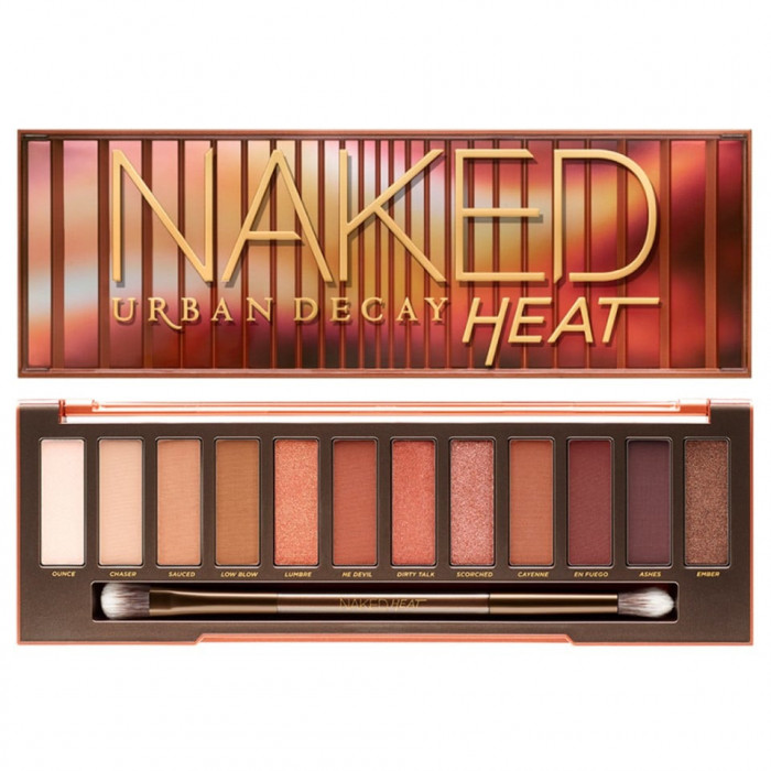 Paleta machiaj farduri de ochi Urban Decay Naked Heat