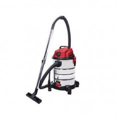 Aspirator industrial umed/uscat cu priza de putere, Worcraft VC-16-40, cuva Inox, 30 L, putere 1600 W Mania Tools foto