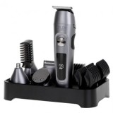 Set Ingrijire 6in1 Adler AD 2944, LCD, Rezistent Apa IPX6, 6 Capete, Tuns Barba, Nas, Corp, Baterie 90min, Baza Incarcare USB