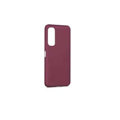 Husa compatibila cu Huawei P smart 2021, Silicon Slim, Visiniu foto