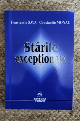 STARILE EXCEPTIONALE-CONSTANTIN SAVA/ CONSTANTIN MONAC ,DEDICATIE foto