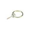 Belciug cu holsurub de 4 mm, auriu, inel 3 x 35 mm, tija 20 mm, 100 buc / set