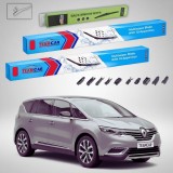 Cumpara ieftin Ștergătoare Renault Espace V MPV 2015-2023 | Set Față și Spate Flat Premium &ndash; TeamCar&reg;