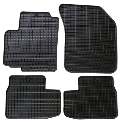 Set covorase auto din cauciuc Suzuki Splash, Opel Agila B 2008-2014, presuri BestAutoVest, negre, 4 buc. foto
