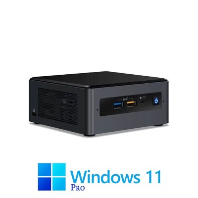 Mini PC Intel NUC NUC8i3BEH, Intel i3-8109U, 8GB DDR4, 128GB SSD, Win 11 Pro foto