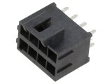ULTRA-FIT HDR VT Dual Black 08CKT Tin, MOLEX