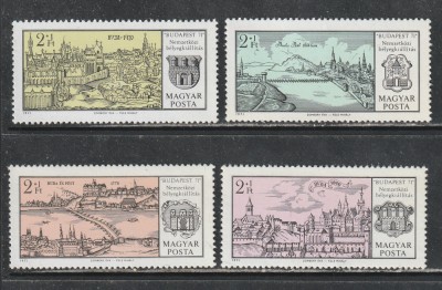 Ungaria 1971 - Expozitia Filatelica &amp;quot;Budapest &amp;#039;71&amp;quot; 4v MNH foto