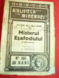 Villiers de L&#039;Isle-Adam- Misterul Esafodului -Ed.1915 Bibl.Minerva nr.185,trad.C