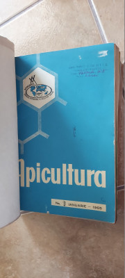 REVISTA APICULTURA IN ROMANIA ANUL 1965 , LOT 12 REVISTE AN COMPLET foto