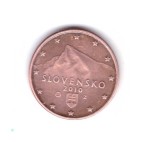 Moneda Slovacia 1 cent 2010, stare buna, curata