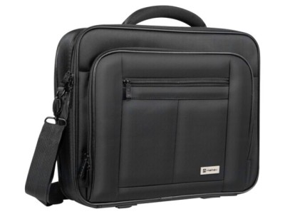 Laptop bag black nylon 1680D Usable dim: 375x50x305mm 15.6&amp;quot; foto