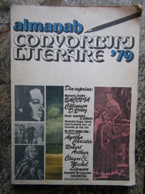 Almanah convorbiri literare - din anul 1979 - orasul iasi foto