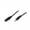 Cablu prelungitor Logilink CA1056 Jack 3.5mm Male - Jack 3.5mm Female 10m negru