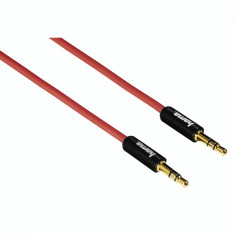 Cablu Hama 14151 Super Soft 3.5 mm jack plug - plug 0.5m Rosu foto