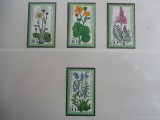 Serie timbre nestampilate flora flori Germania Berlin Vest MNH Berlin West, Nestampilat