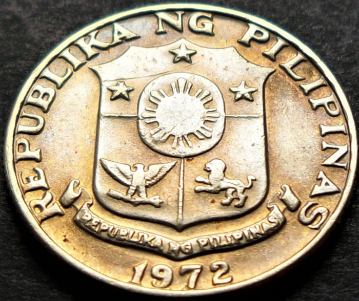 Moneda 25 SENTIMOS - FILIPINE, anul 1972 * cod 89 A