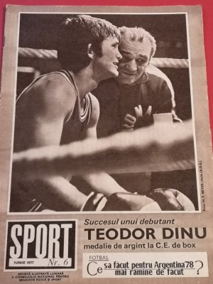 Revista SPORT nr. 6/iunie 1977 foto