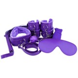 Catuse si legaturi - Loving Joy Set de Bondage pentru Incepatori Violet (8 piese) Preia Controlul Total