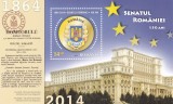 SENATUL ROMANIEI,BLOC,2014,Lp.2028a, MNH ** ROMANIA., Istorie, Nestampilat