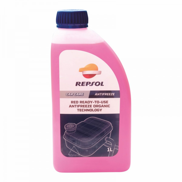 MBS Antigel gata de utilizare, Repsol Ready To Use, roz, G12, 1L, Cod Produs: RI802B51