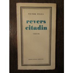 REVERS CITADIN .VERSURI -VICTOR FELEA (DEDICATIE , AUTOGRAF )