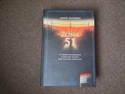 Annie Jacobsen - Zona 51 CARTONATA RF10/0 foto