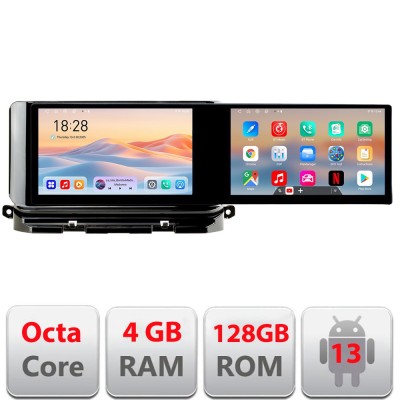 Navigatie Skoda Octavia 4 2020-2024 Edotec 2 ecrane 8 core 4+128 21.6 inch Incell android Wifi 5Ghz gps internet KIT-octavia4 CarStore Technology foto
