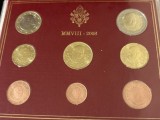 Vatican 2008 - set complet de la 1 cent la 2 euro BU