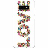 Husa silicon pentru Samsung Galaxy S10 Lite, Love Made By Flowers
