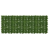vidaXL Ecran de balcon cu frunze Verde 200 x 75 cm 42040652