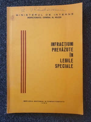 INFRACTIUNI PREVAZUTE IN LEGILE SPECIALE - Dobrinoiu, Conea foto