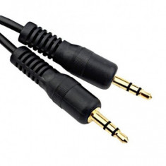Cablu mufa audio 3,5 mm tata-tata 1 metru