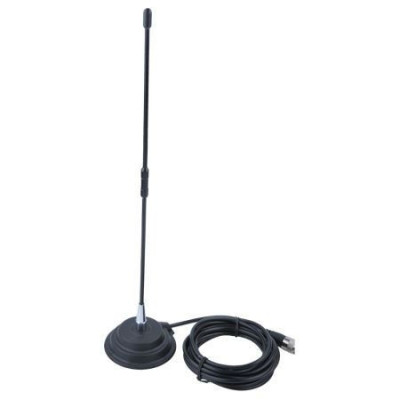 Antena radio CB Quer 45 cm, cu magnet foto