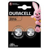 Duracell-Baterie Buton Litiu CR2016 3V - 2 Unități