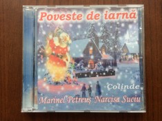 marinel petreus narcisa suciu poveste de iarna colinde 2006 cd disc muzica folk sarbatori NM