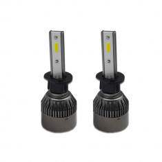 Set 2 becuri LED auto R6, 50W, 6000k – Slot H1, 48LED